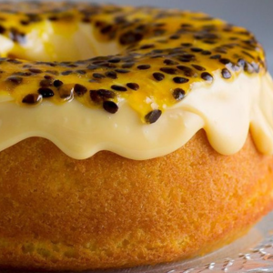 Cake passion fruit traditional